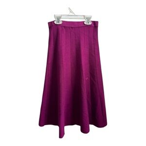 4/$25 BGDK Fuchsia Pink Knit Midi Skirt Girl's Size 12